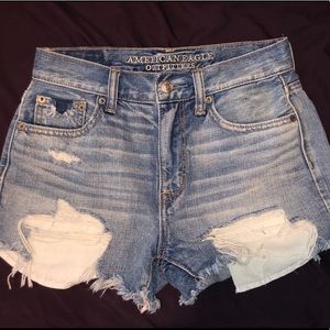 American Eagle Hi-Rise Denim Shorts